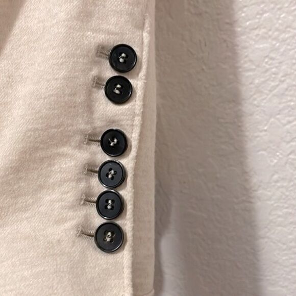 Forte_Forte Virgin Wool Neutral Blazer Jacket Patch Pocket Size XS (0) - Picture 5 of 8